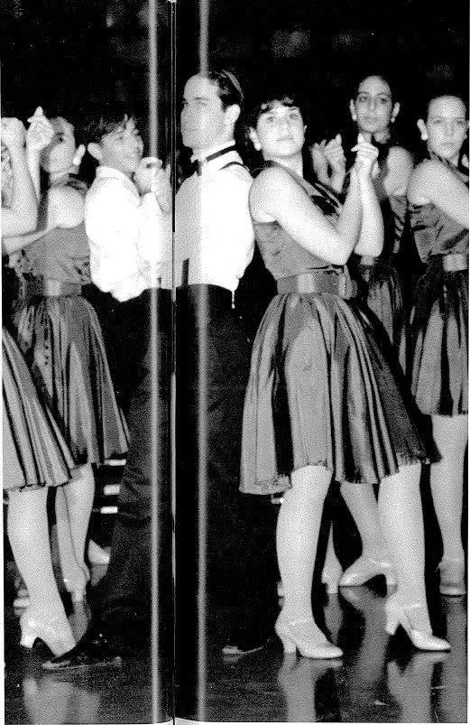 Dancers performing on stage
