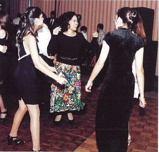 Classmates on the dance floor